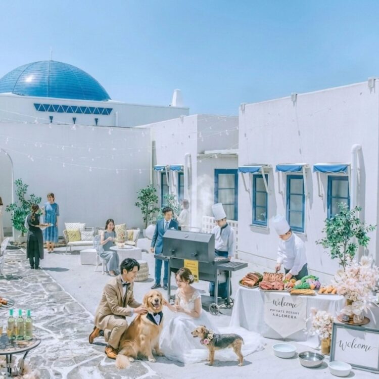 【愛犬と過ごす】 ガーデンBBQウエディングプラン